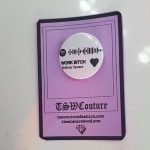 4 Spotify Pins Custom pins